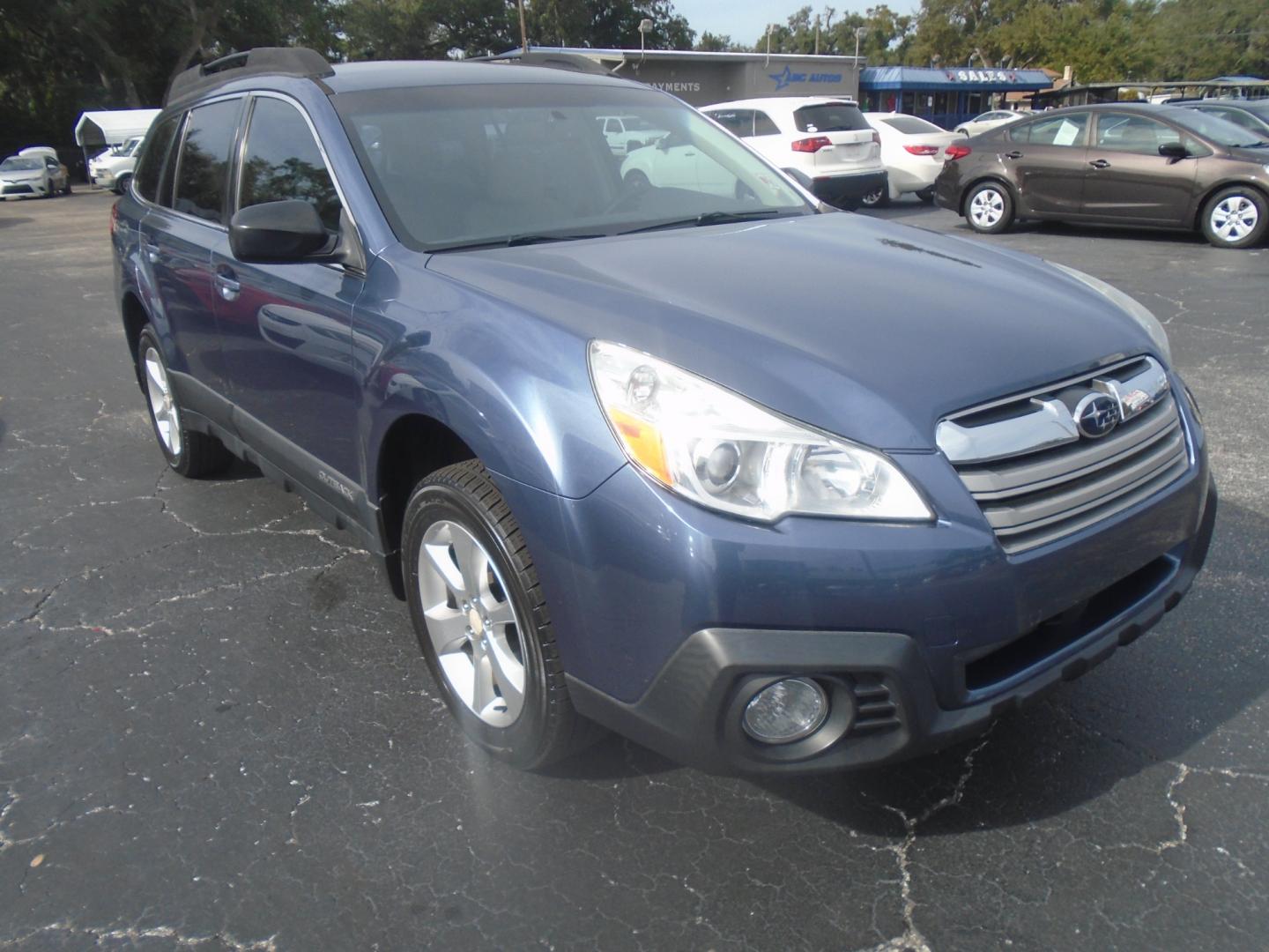 2014 Crystal Black Silica Subaru Outback 2.5i (4S4BRCAC6E3) with an 2.5L H4 DOHC 16V engine, located at 6112 N Florida Avenue, Tampa, FL, 33604, (888) 521-5131, 27.954929, -82.459534 - Photo#2